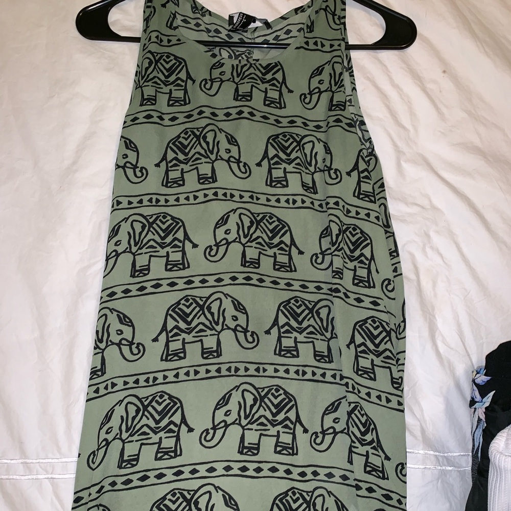 Forever 21 | Olive Elephant Dress